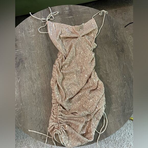 Hello Molly sequin mini dress gold - Picture 8 of 10